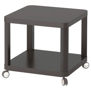 ТИНГБИ Стол приставной на колесиках, серый