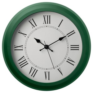 НУФРА Настенные часы, зеленый