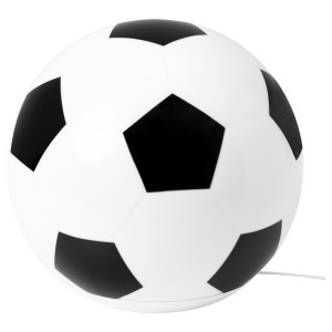 ЭНГАРНА Настольная лампа, светодиодная, «футбольный мяч»