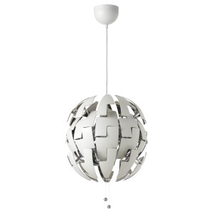 ИКЕА ПС 2014 Подвесной светильник, белый, серебристый