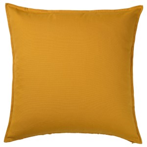 ГУРЛИ Чехол на подушку, золотисто-желтый