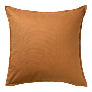 ГУРЛИ Чехол на подушку, коричнево-желтый