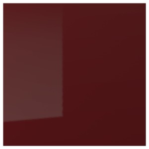 КАЛЛАРП Дверь, глянцевый темный красно-коричневый
